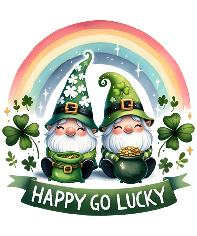 Happy Go Lucky St. Patrick's Day Design | DTF Dallas - DTF Dallas 