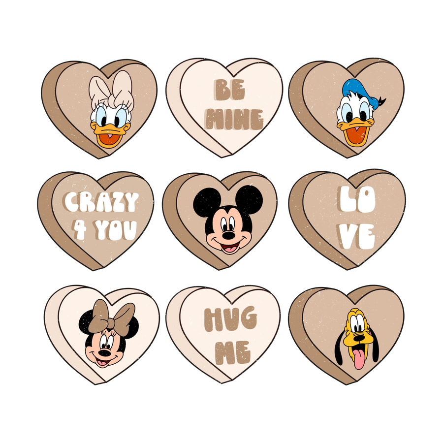 Disney Be Mine Valentine's Day Design | DTF Dallas