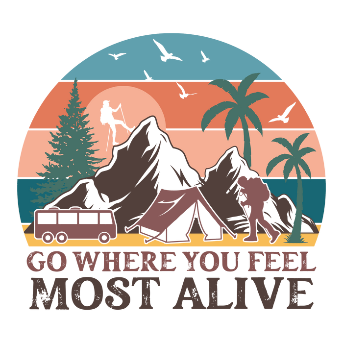 Cool Adventure Design pressed on a garment