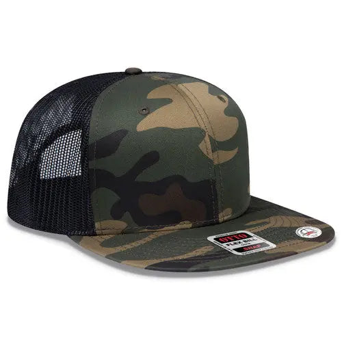 OTTO SNAP 141-1070 6-Panel Pro Style Mesh Trucker Hat - DTF Dallas 