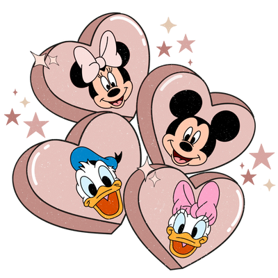 Mickey Mouse Couple Design - DTF Ready To Press - DTF Dallas 