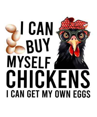 Funny Chicken Mama Design - DTF Ready To Press - DTF Dallas 