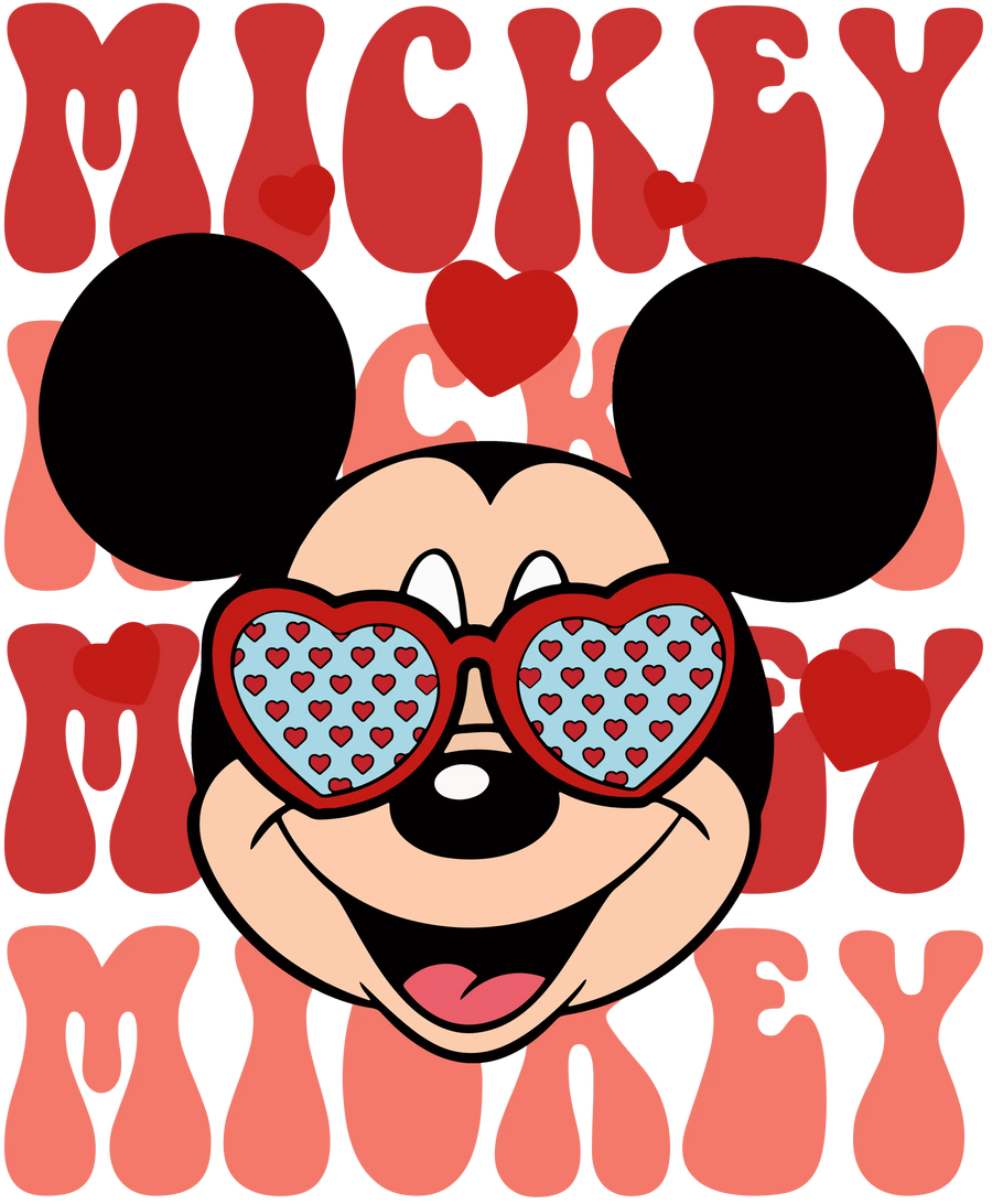 Mickey Mouse Love DTF Design Ready to Press | DTF Dallas