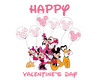 Disney Mickey Mouse Happy Valentine's Day Design - DTF Ready To Press