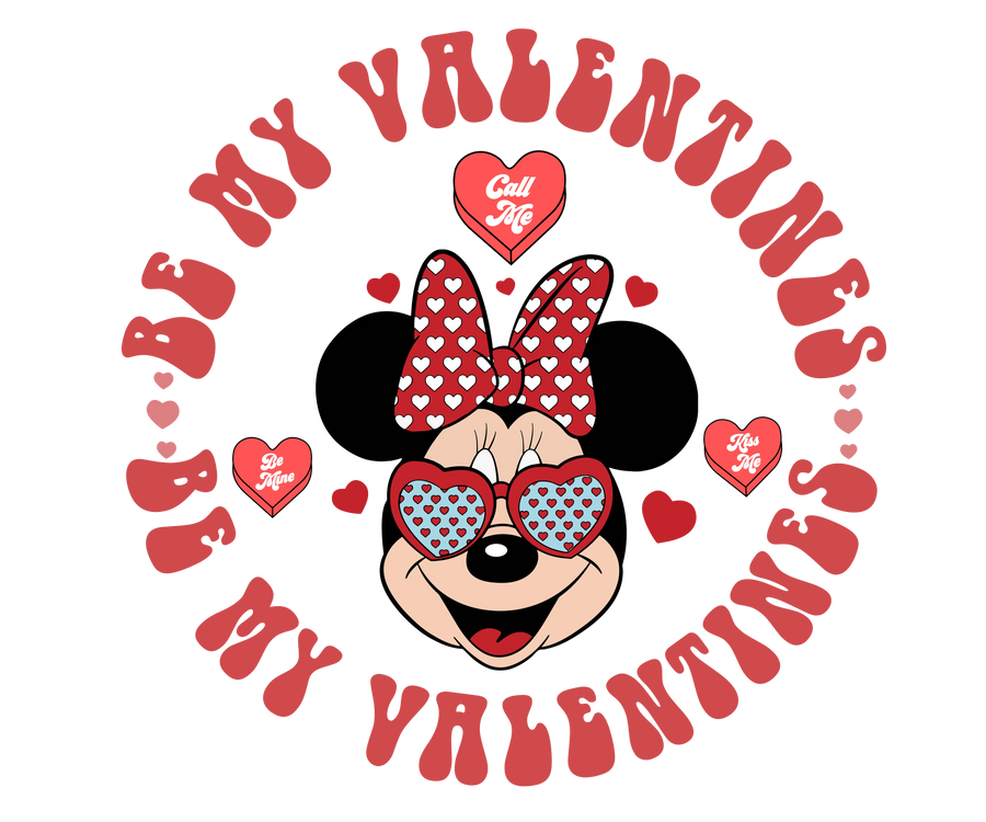 Be My Valentine Minnie Mouse Valentine's Day | DTF Dallas