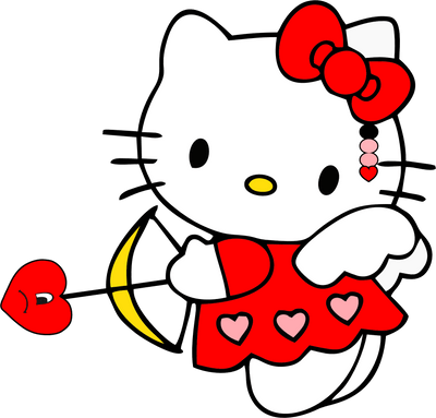 Aphrodite Hello Kitty Valentine's Day Design | DTF Dallas - DTF Dallas 