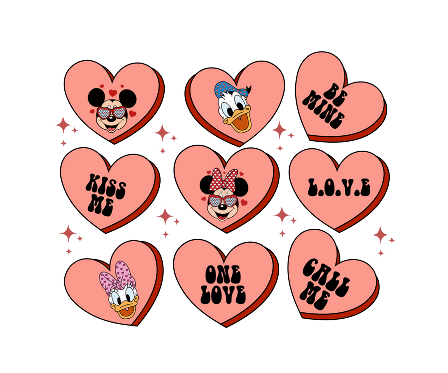 Kiss Me - Mickey Mouse Valentine's Day Design | DTF Dallas