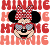 Disney Minnie Mouse Valentine's Day Design - DTF Ready To Press
