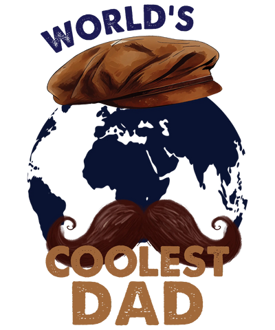 World's Coolest Dad Design DTF Ready Press V2 | DTF Dallas - DTF Dallas 