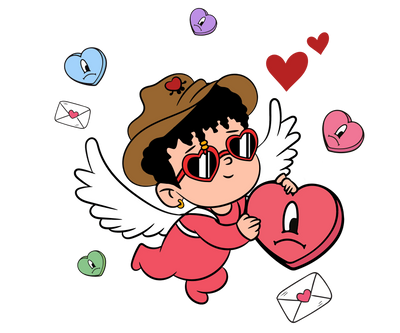 Bad Bunny Baby Valentine's Day Design | DTF Dallas - DTF Dallas 