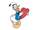 Disney Donald Duck Valentine's Day Design - DTF Ready To Press