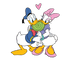 Donald and Daisy Duck - Valentine's Day Design | DTF Dallas