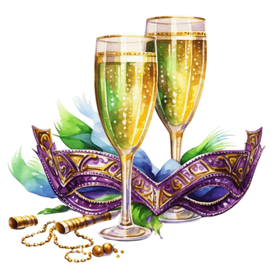 Mardi Gras Fat Tuesday Party Design | DTF Dallas - DTF Dallas 