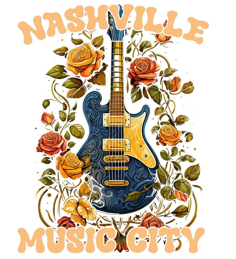 Nashville Music City Western Design | DTF Dallas