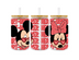 UV DTF 16 Oz Libbey Glass Cup Wrap -  Disney Heart Breaker Lover Mickey Minnie