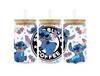 UV DTF 16 Oz Libbey Glass Cup Wrap - Disney Lilo And Stitch Starbucks