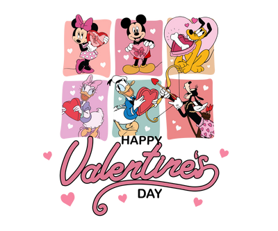 Happy Valentine's Mouse DTF Ready to Press | DTF Dallas - DTF Dallas 