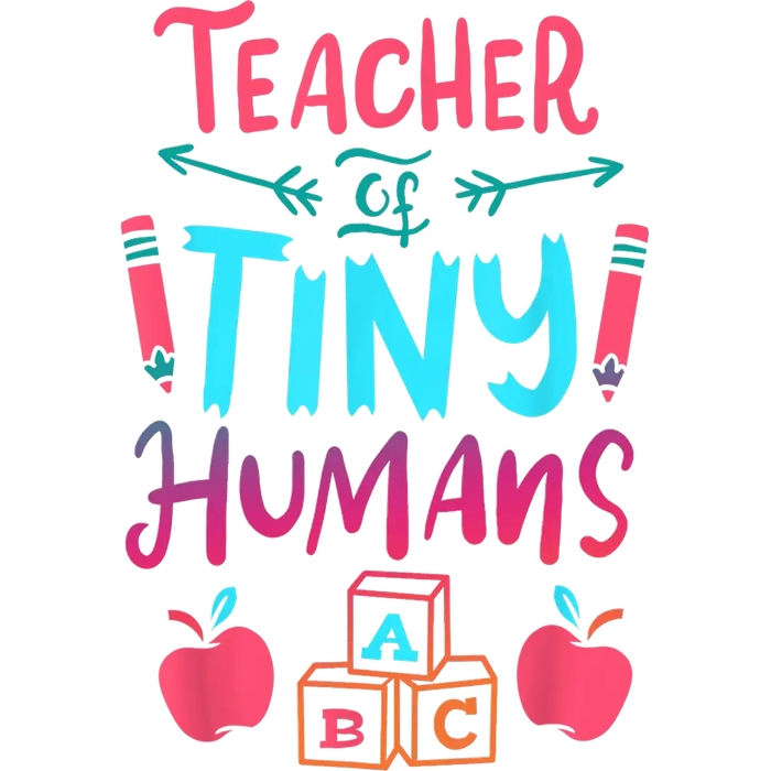 Preschool Teachers Day Design pressed on a garment