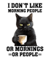 Black Cat Meme Design - DTF Ready To Press