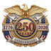 250 Years Anniversary USA Eagle Badge Design - DTF Ready To Press
