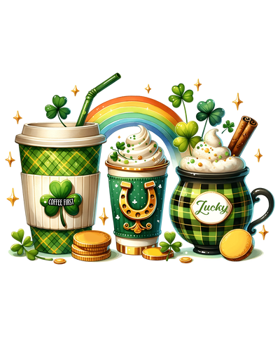 St. Patrick's Day Coffee Lover Design | DTF Dallas - DTF Dallas 