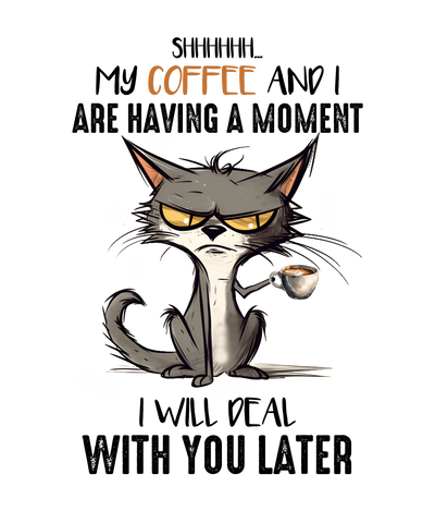 Funny Coffee Lover Design - DTF Ready To Press - DTF Dallas 