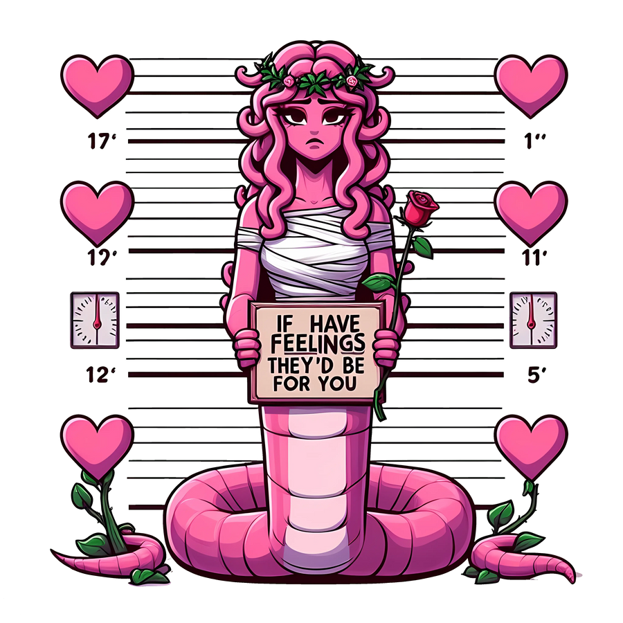 Medusa If I Feelings They'd Be for You Design | DTF Dallas