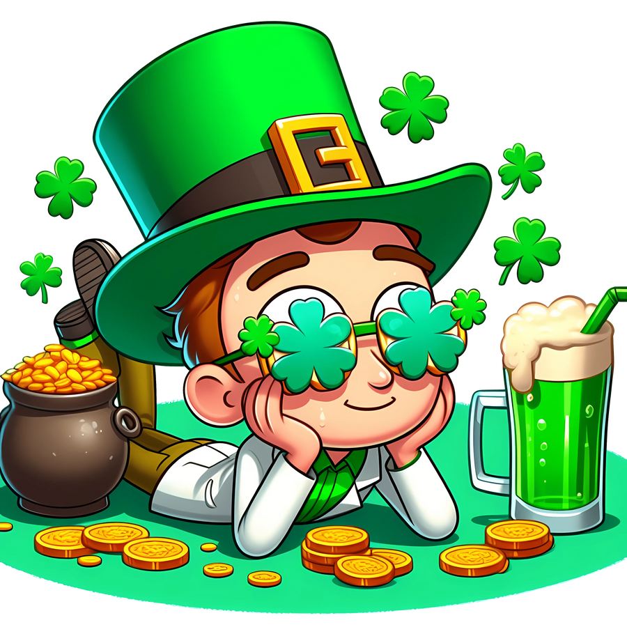 Morty Beer Drinking St Patty Day Design | DTF Dallas