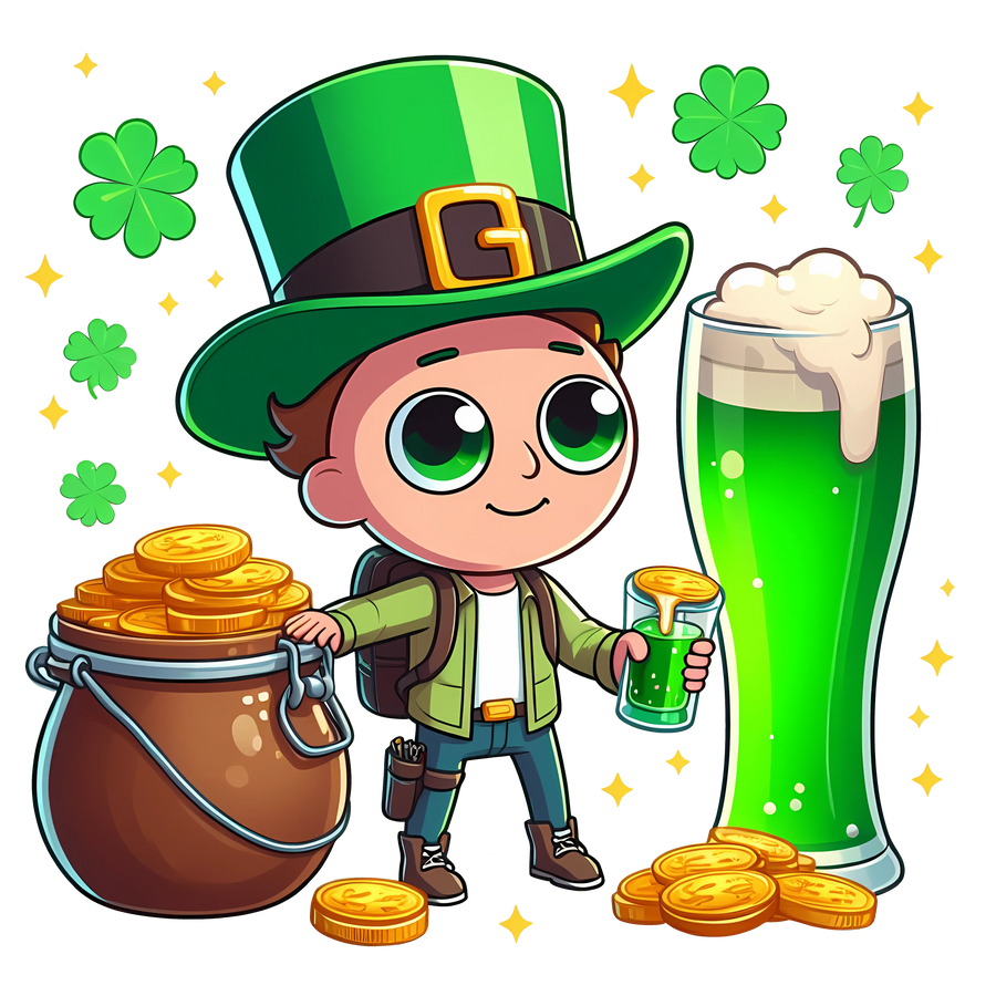 Morty Beer Drink Saint Patrick's Design | DTF Dallas