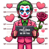 Joker If I Feelings They'd Be Or You Valentine's Day Design - DTF Ready To Press