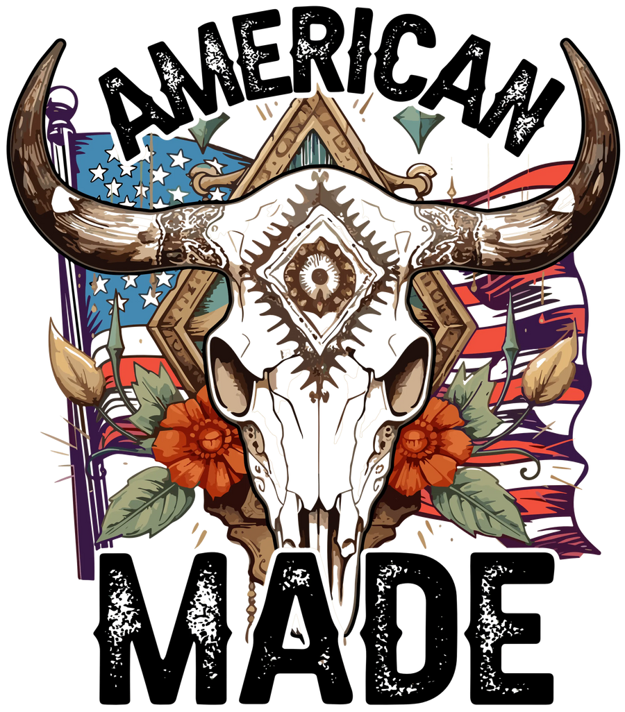American Made Western Design - DTF Ready To Press