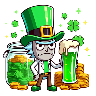 Rick and Beer Saint Patrick's Day Design | DTF Dallas - DTF Dallas 
