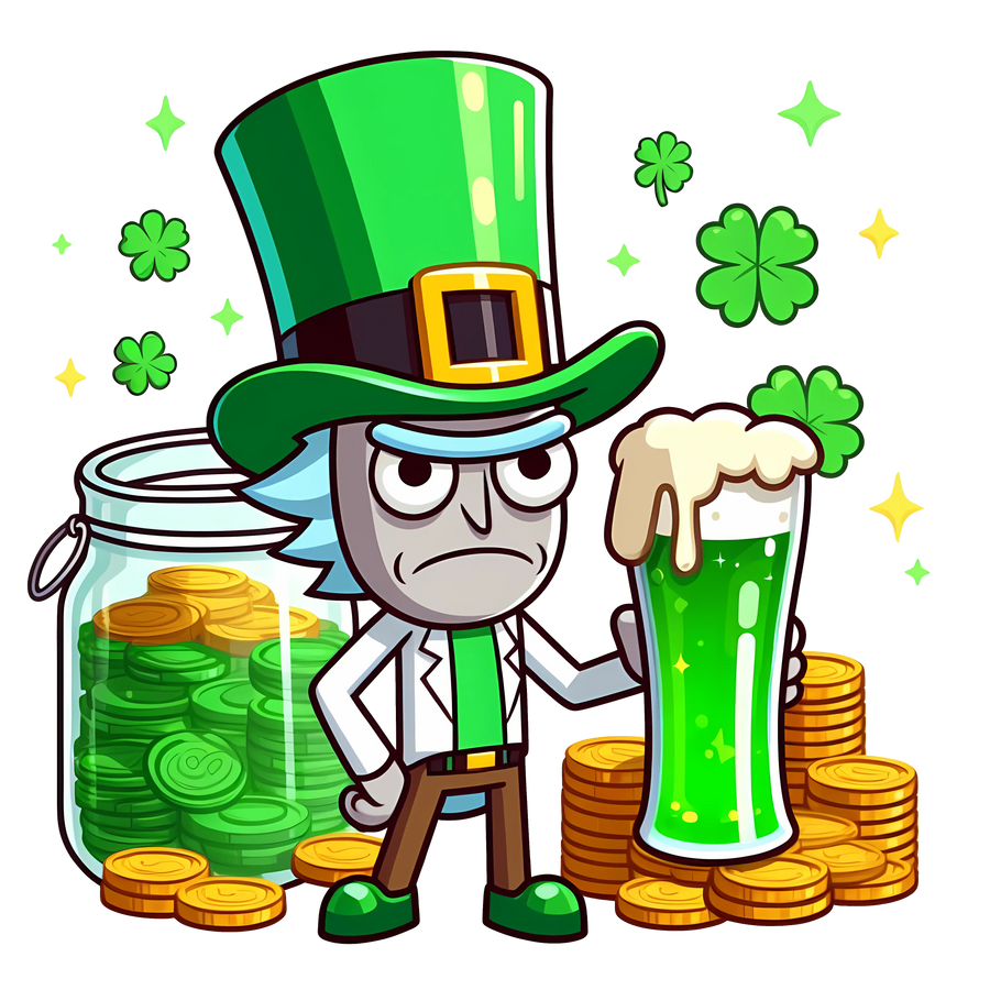 Rick and Beer Saint Patrick's Day Design | DTF Dallas