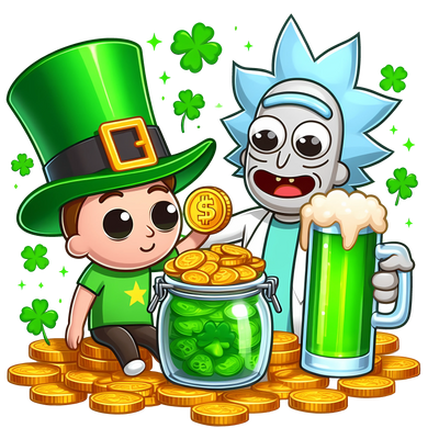Rick and Morty - Saint Patrick's Day Design | DTF Dallas - DTF Dallas 