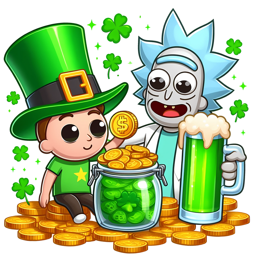 Rick and Morty - Saint Patrick's Day Design | DTF Dallas