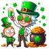 Rick and Morty Lucky Day St Patrick's Design - DTF Ready To Press