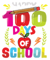 Happy 100 Days Of School Design - DTF Ready To Press