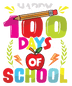 Happy 100 Days Of School Design - DTF Ready To Press