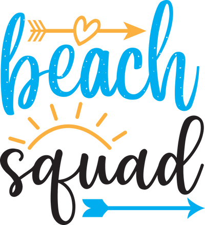 Beach Squad Design - DTF Ready To Press - DTF Dallas 