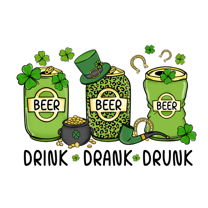 Irish Holiday Design pressed on a garment