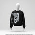 Bone Rib Cage With Arms 21087 Rhinestone Transfer - DTF Dallas 