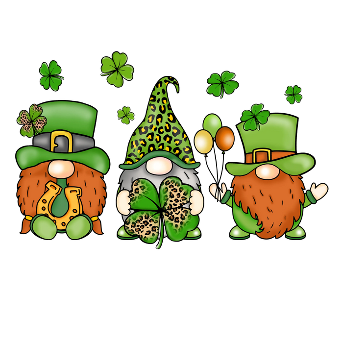Patrick's Day Celtic Culture Design pressed on a garment