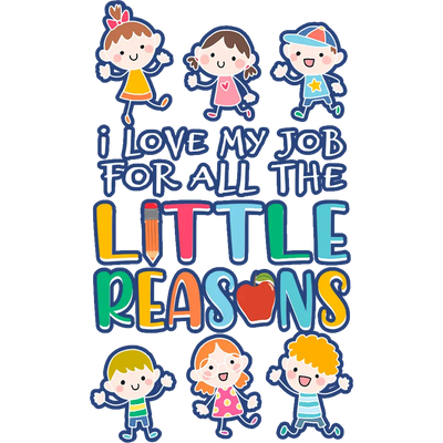 Kindergarten Teachers Day Design - DTF Ready To Press - DTF Dallas 