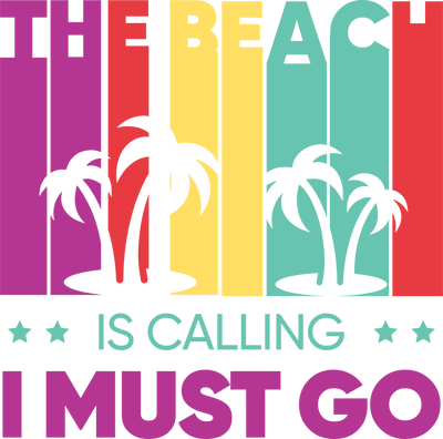 Beach Lover Design DTF-Ready to Press | DTF Dallas - DTF Dallas 