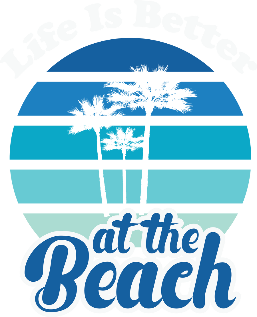 Beach Vacation Design DTF-Ready to Press (V1) | DTF Dallas