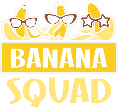Banana Squad Summer Design - DTF Ready To Press - DTF Dallas 