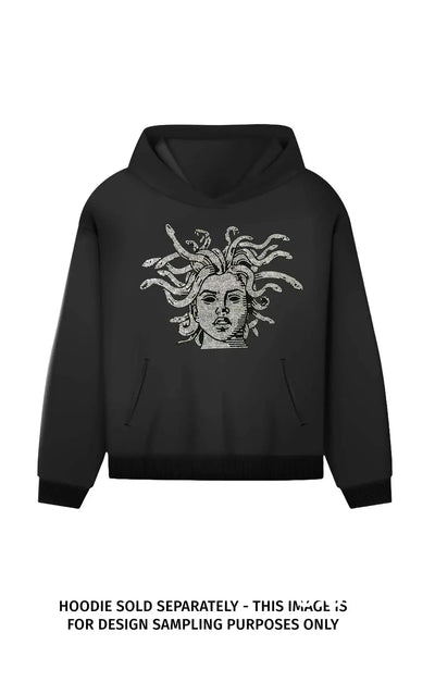 22006 Medusa Snake Hair Rhinestone | DTF Dallas