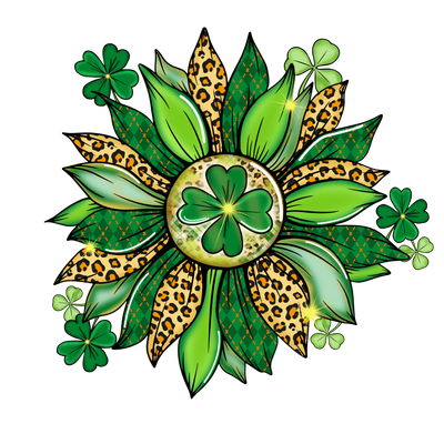 Celtic Symbols Leopard Design - DTF Ready To Press - DTF Dallas 