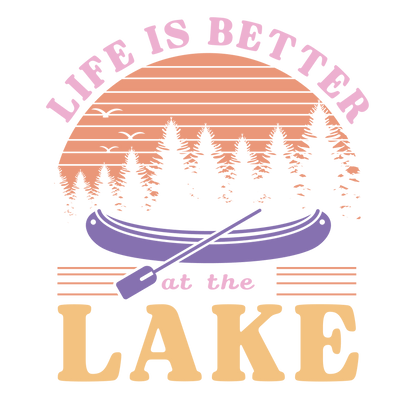 Cute Lake Trip Design - DTF Ready To Press - DTF Dallas 