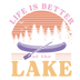 Cute Lake Trip Design - DTF Ready To Press